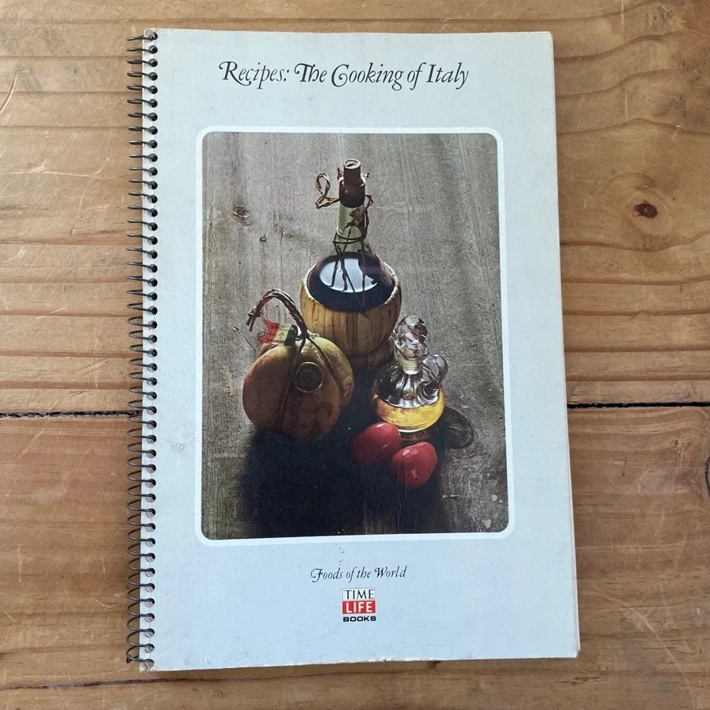 Recipes: Italy Cooking Foods of the World‎ Time Life Books 1968 Spiral
